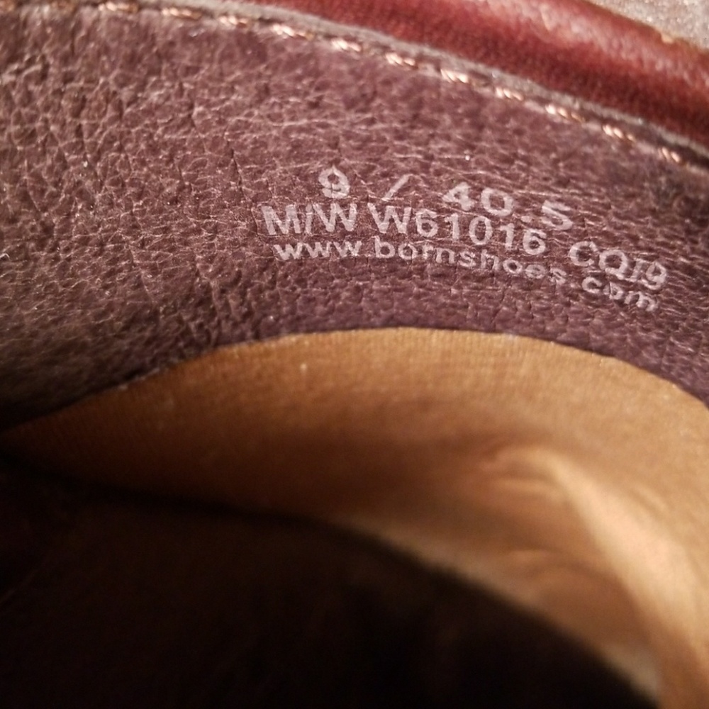 Børn lafies brown leather clog - Picture 6 of 6